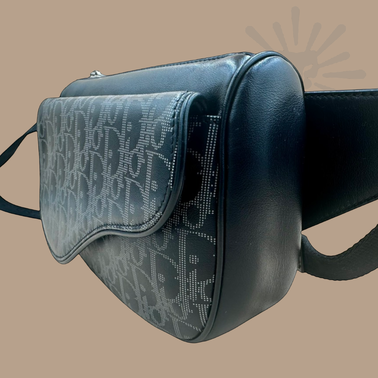 Dior Galaxy Saddle Belt Bag with Adjustable Strap – Authentique Luxury