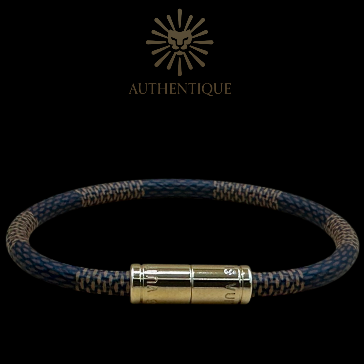 Louis Vuitton Damier Keep It Wrap Bracelet- Authentique Lux