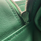 Hermès Vert Moyen Swift Mini Lindy II 20 Bag, Palladium Hardware, Full Set, K Stamp, 2025 | Shop Authentique Lux
