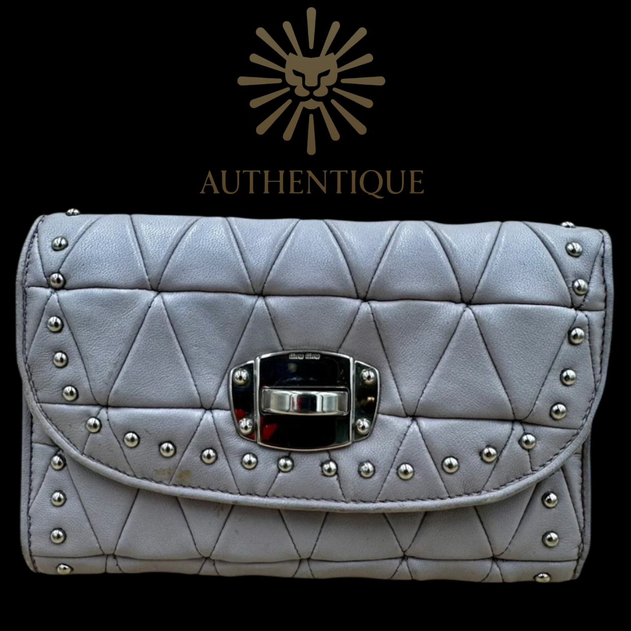 Miu Miu Leather Wallet I Authentique Lux