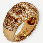 Cartier Bombe Ring 18K Yellow Gold Diamond Size 51 Full Set | Shop Authentique Lux