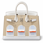 HERMÈS Birkin 20 Faubourg “Sous la Neige” Snow Sellier, Palladium Hardware, U Stamp, 2022 | Shop Authentique Lux
