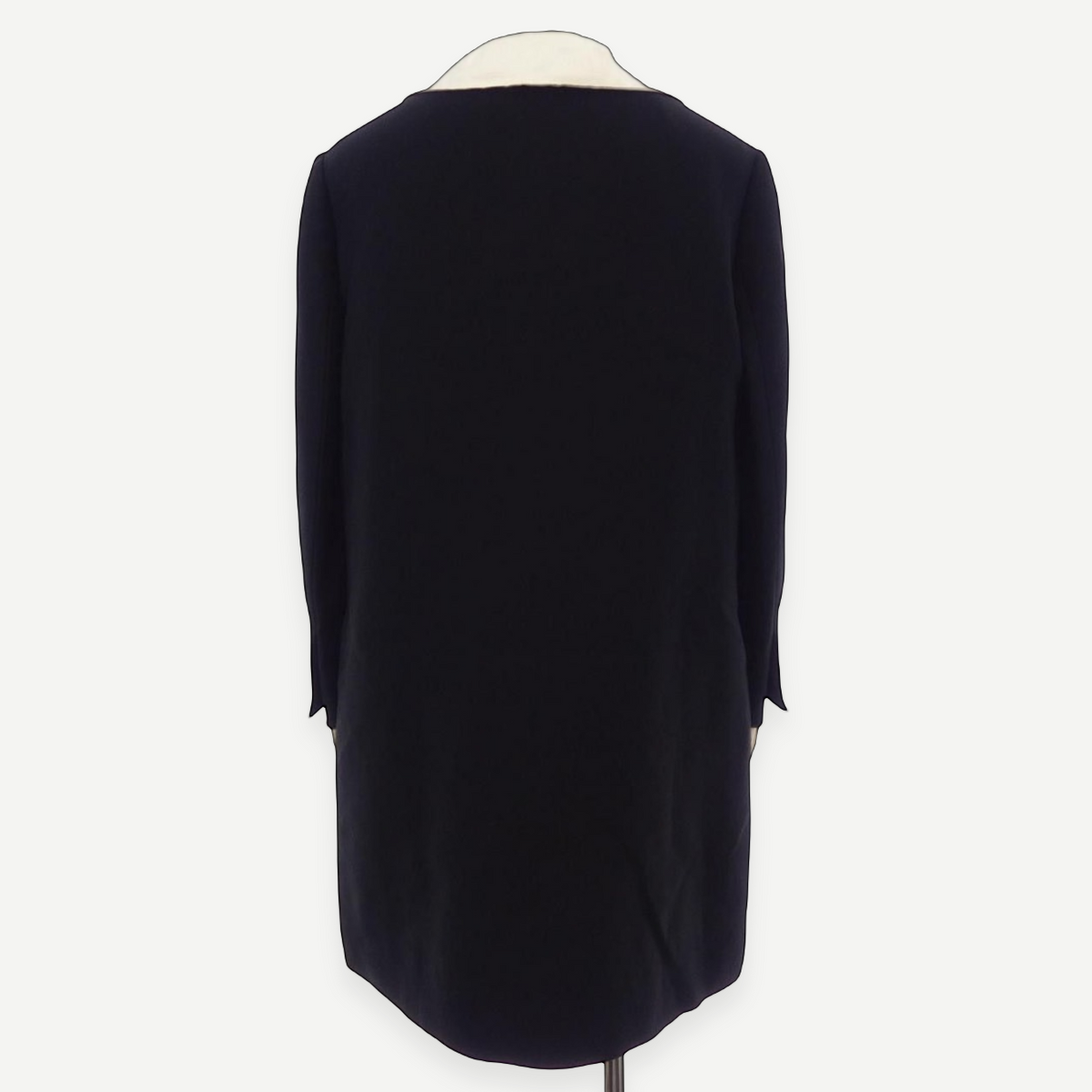 MIU MIU Runway Contrast Bow Dress, Black and Ivory, Size 38 | Shop Authentique Lux