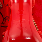 Christian Louboutin Red Suede Ankle-Strap Pumps, Size 37.5 | Shop Authentique Lux