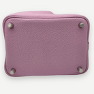 Hermès Mauve Sylvestre Clemence Picotin Lock 18 PM, Palladium Hardware, Full Set, U Stamp, 2022 | Shop Authentique Lux