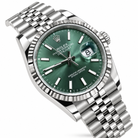 Rolex Datejust 36 126234, Green Dial, 18K White Gold Bezel, Full Set, 2025 | Shop Authentique Lux