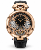 BOVET Virtuoso III Tourbillon AIQPR003-15, Black Dial, 18k Rose Gold, Full Set | Shop Authentique Lux