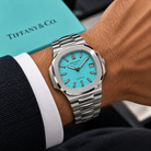 PATEK PHILIPPE Nautilus 5711/1A-018, Tiffany & Co. Blue Dial, 2023 | Shop Authentique Lux
