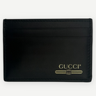Gucci Interlocking G Card Case, Black Leather | Shop Authentique Lux