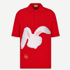 DIOR Red Rabbit-Motif Polo Shirt, Large | Shop Authentique Lux