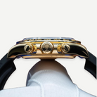 ROLEX Daytona “Paul Newman” 126518LN, Black Dial, 18K Yellow Gold, Oysterflex, Full Set, 2024 | Shop Authentique Lux