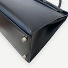 Hermès Kelly 28 Sellier, Noir Box Leather, PHW, Full Set, 2000 | Shop Authentique Lux