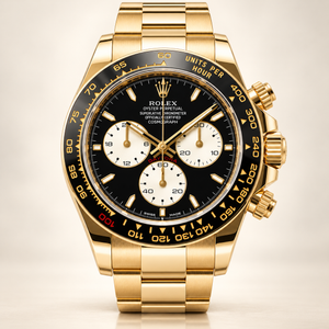 ROLEX Daytona "Le Mans" 126528LN, Black Dial, Yellow Gold, 2025