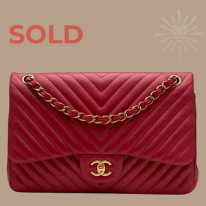 Chanel Classic Chevron Jumbo Double Flap Bag