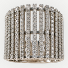EFFY Vintage Diamond Wide Multi-Row Band Ring, 14K White Gold, Size 6 | Shop Authentique Lux