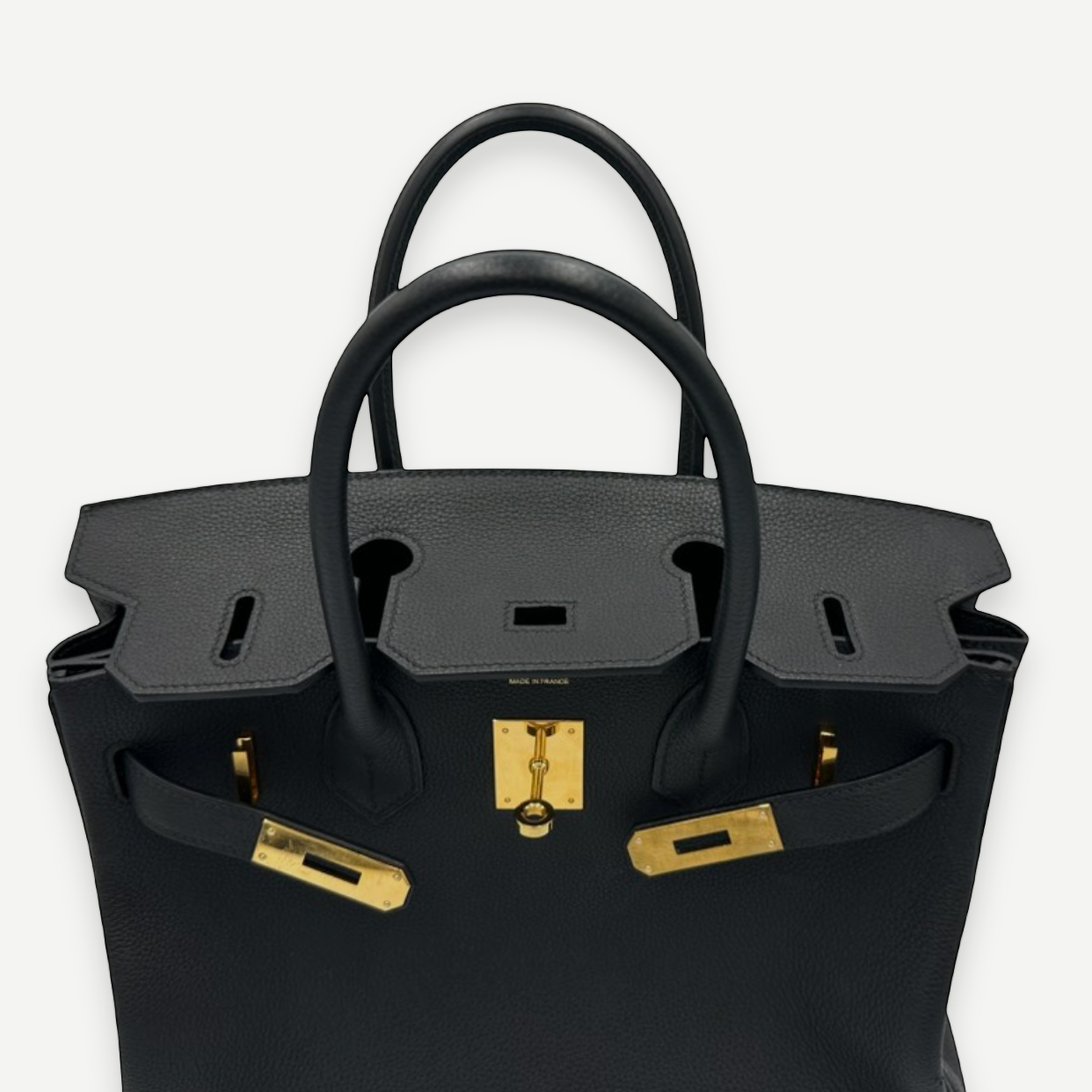 Hermès Birkin 30 Handbag Black Togo Leather Gold Hardware 2022 | Shop Authentique Lux