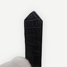 Hermès Béarn Long Wallet Alligator Leather in Noir with Aftermarket Natural Diamond H Clasp, X Stamp, 2021 | Shop Authentique Lux