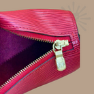 Louis Vuitton Red Epi Leather Papillion Pouchette - Authentique Luxury | 100% Authentic Louis Vuitton Bag