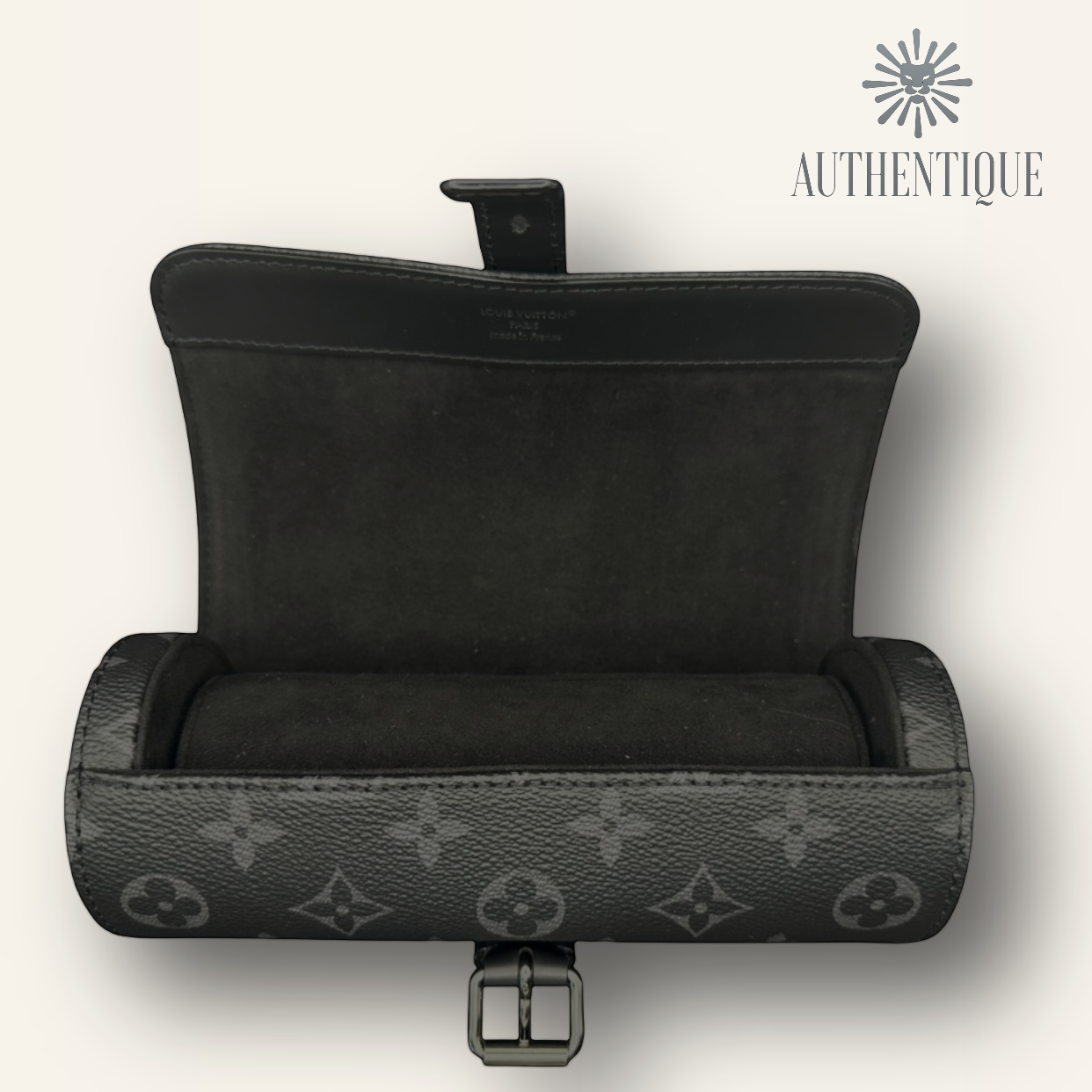 Louis Vuitton Eclipse Monogram Canvas Watch Travel Case | Shop Authentique Lux