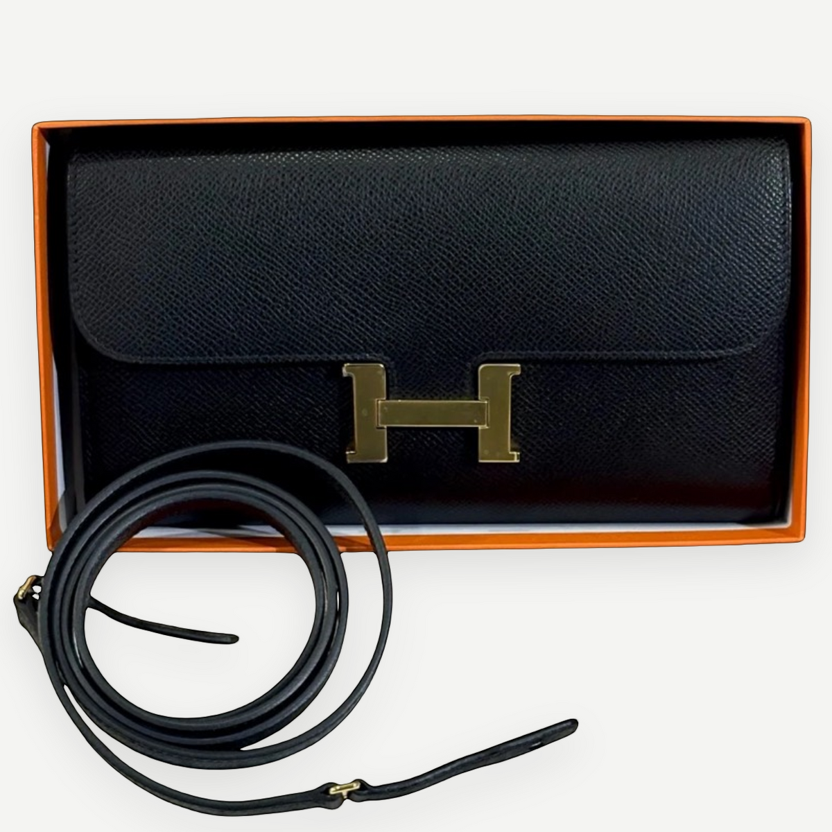 HERMÈS Constance To Go, flap and side profile | Shop Authentique Lux