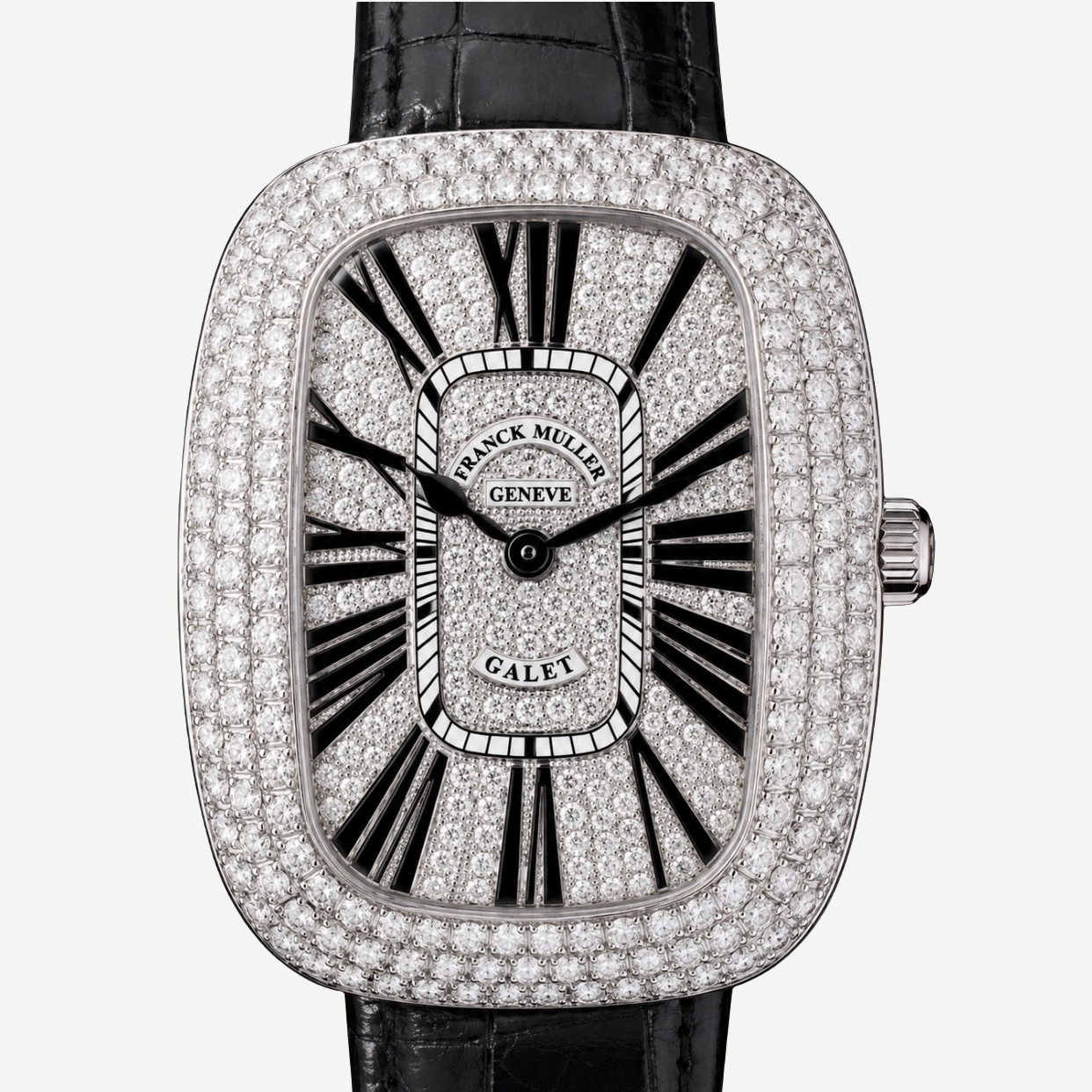 Franck Muller Galet 3002 M QZ R, Factory Diamond-Set, Full Set, 2024 | Shop Authentique Lux