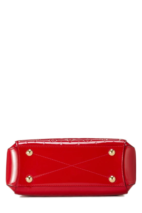 Louis Vuitton Montaigne MM in Cerise Monogram Vernis with Gold-Tone Hardware | Shop Authentique Lux