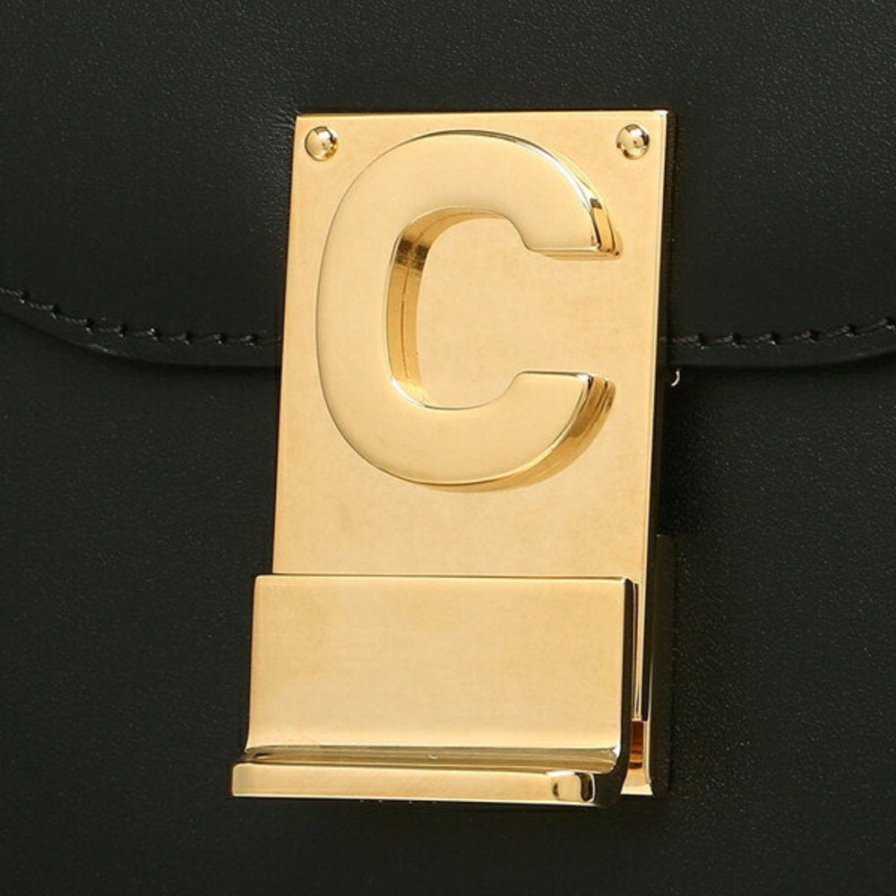 CELINE Smooth Calfskin Medium Classic Box Bag, Green, Gold Hardware | Shop Authentique Lux
