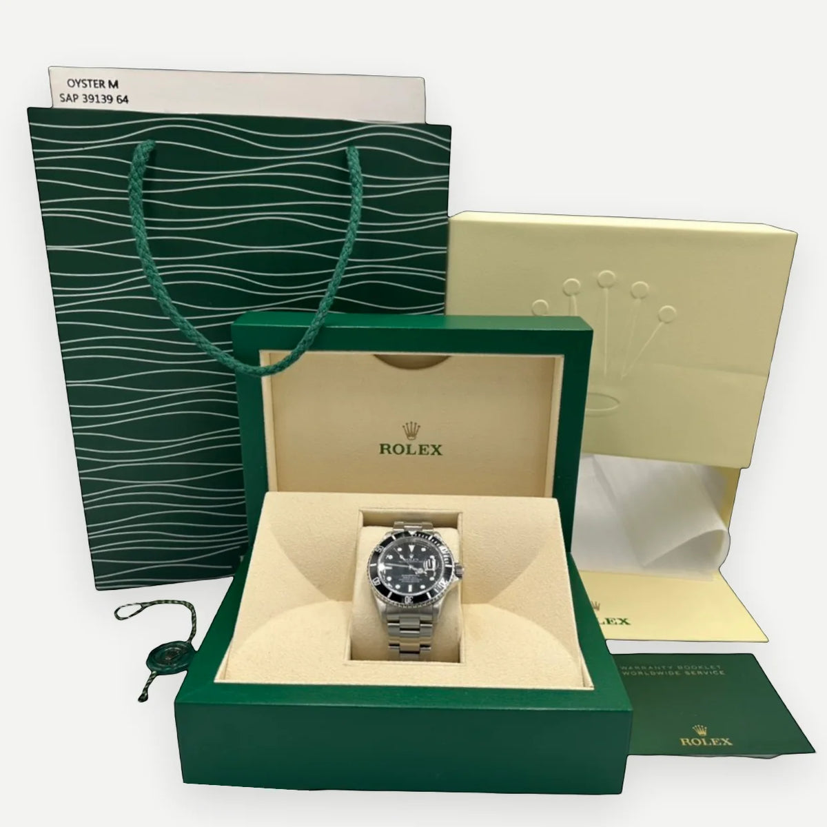 Rolex Submariner Date 16610 Black Tritium Dial Circa 1998 | Shop Authentique Lux