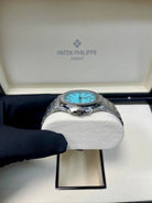 PATEK PHILIPPE Nautilus 5711/1A-018, Tiffany & Co. Blue Dial, Full Set, 2023 | Shop Authentique Lux