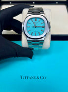 PATEK PHILIPPE Nautilus 5711/1A-018, Tiffany & Co. Blue Dial, Full Set, 2023 | Shop Authentique Lux