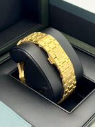 AUDEMARS PIGUET Royal Oak 15407BA yellow gold bracelet and AP clasp | Shop Authentique Lux