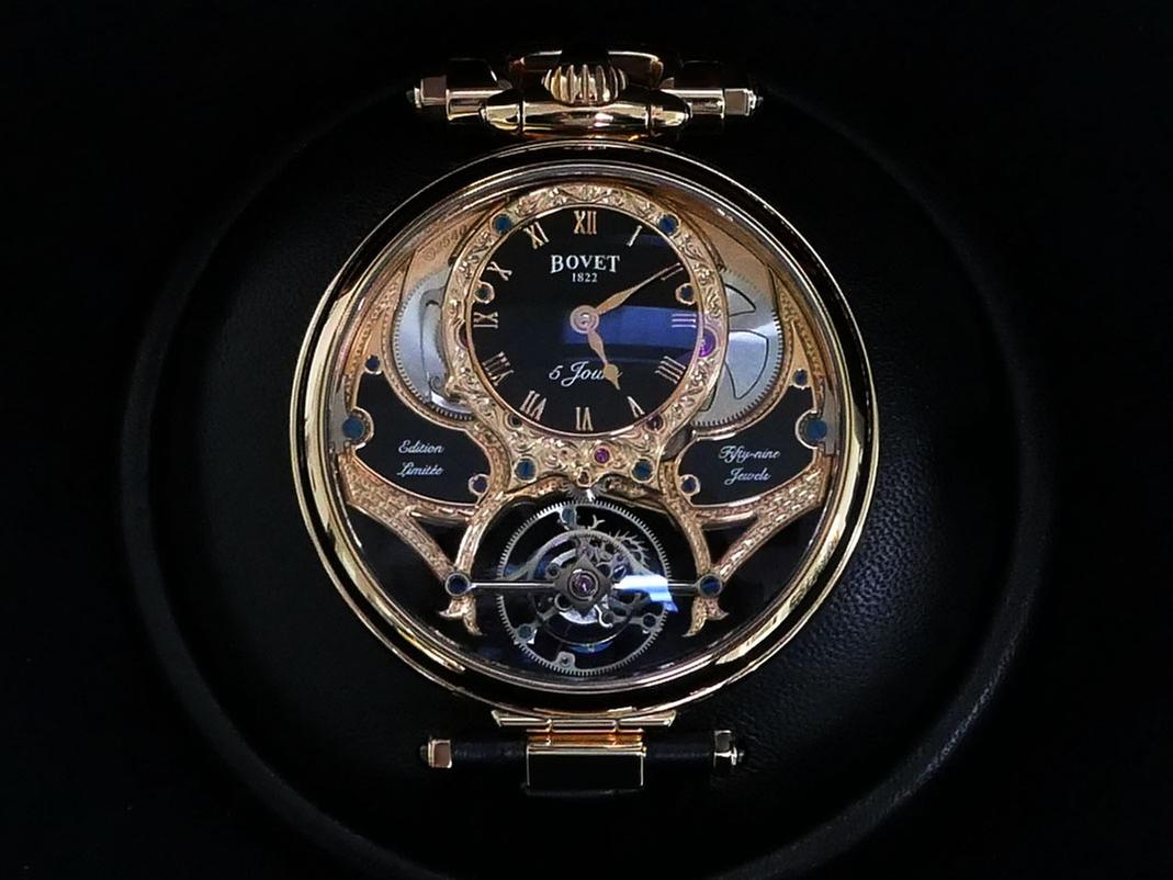 Bovet Virtuoso III Tourbillon AIQPR003-15 open clasp | Shop Authentique Lux