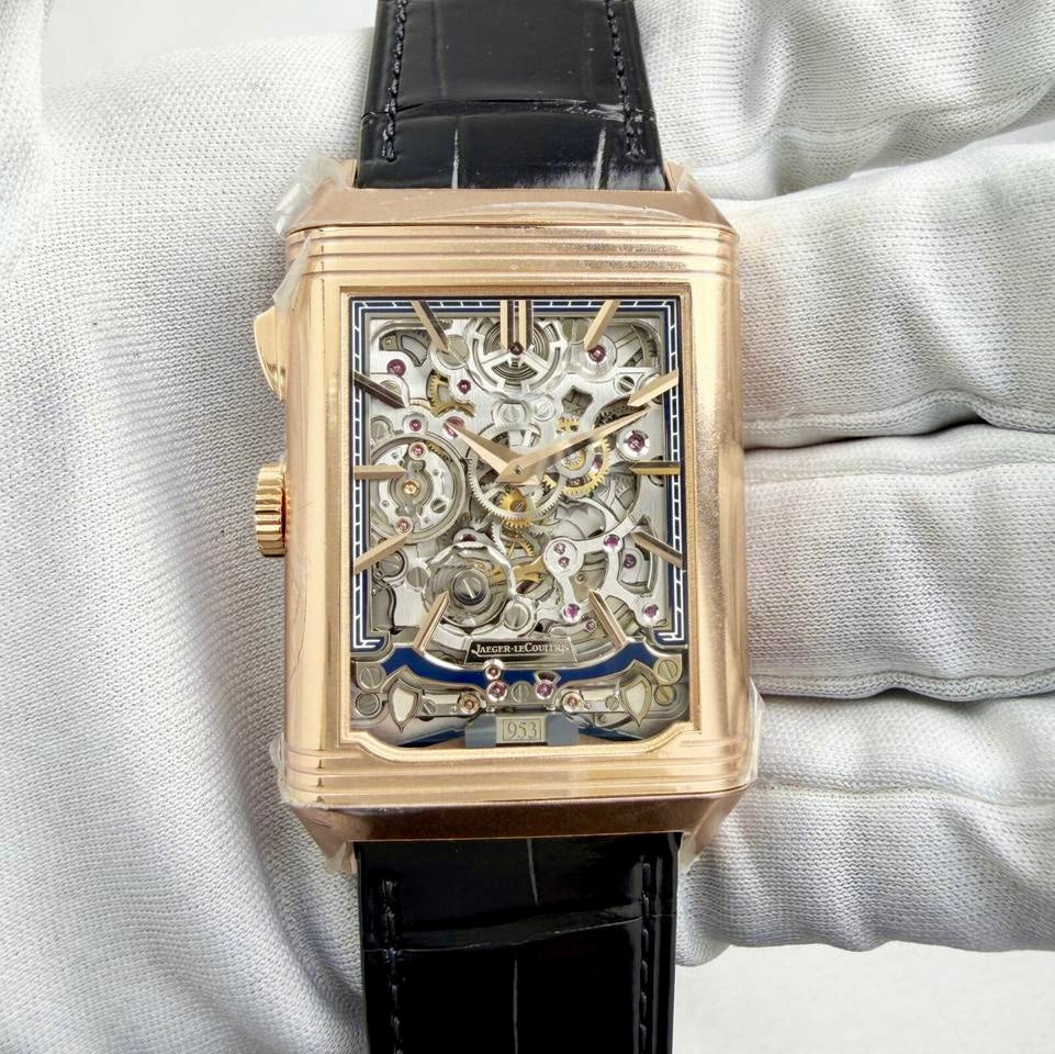 Jaeger-LeCoultre Reverso Tribute Minute Repeater Q7122480, Blue Dial, Rose Gold, Full Set, 2026 | Shop Authentique Lux