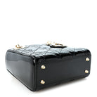 Dior Mini Lady Dior, Black Patent Leather, Gold Hardware | Shop Authentique Lux