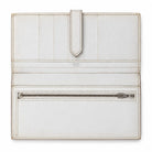 HERMÈS Béarn Wallet, Yellow and White Leather, Palladium Hardware | Shop Authentique Lux