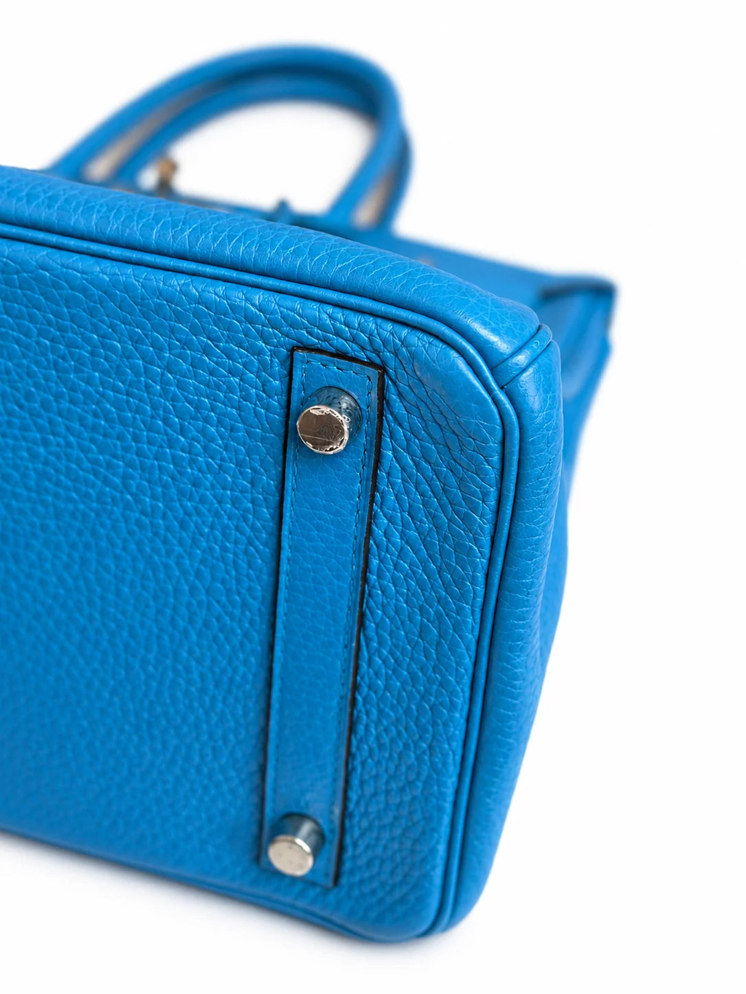 HERMÈS Bleu Zanzibar Togo Birkin 30, Palladium Hardware, 2017 | Shop Authentique Lux