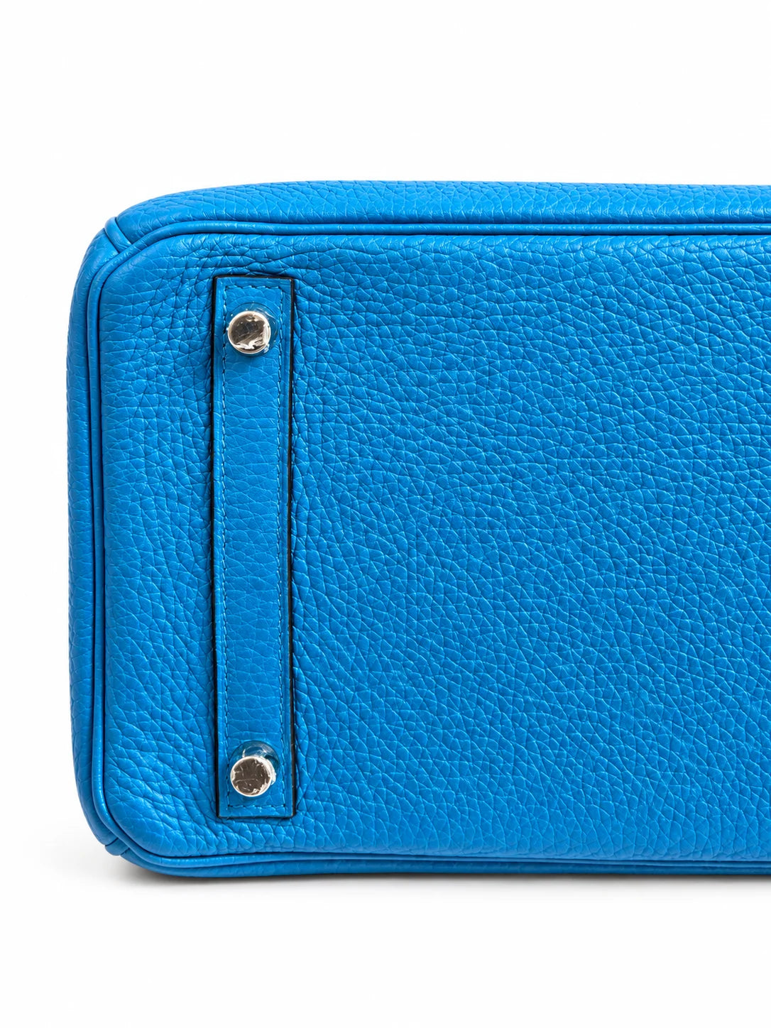 HERMÈS Bleu Zanzibar Togo Birkin 30, Palladium Hardware, 2017 | Shop Authentique Lux