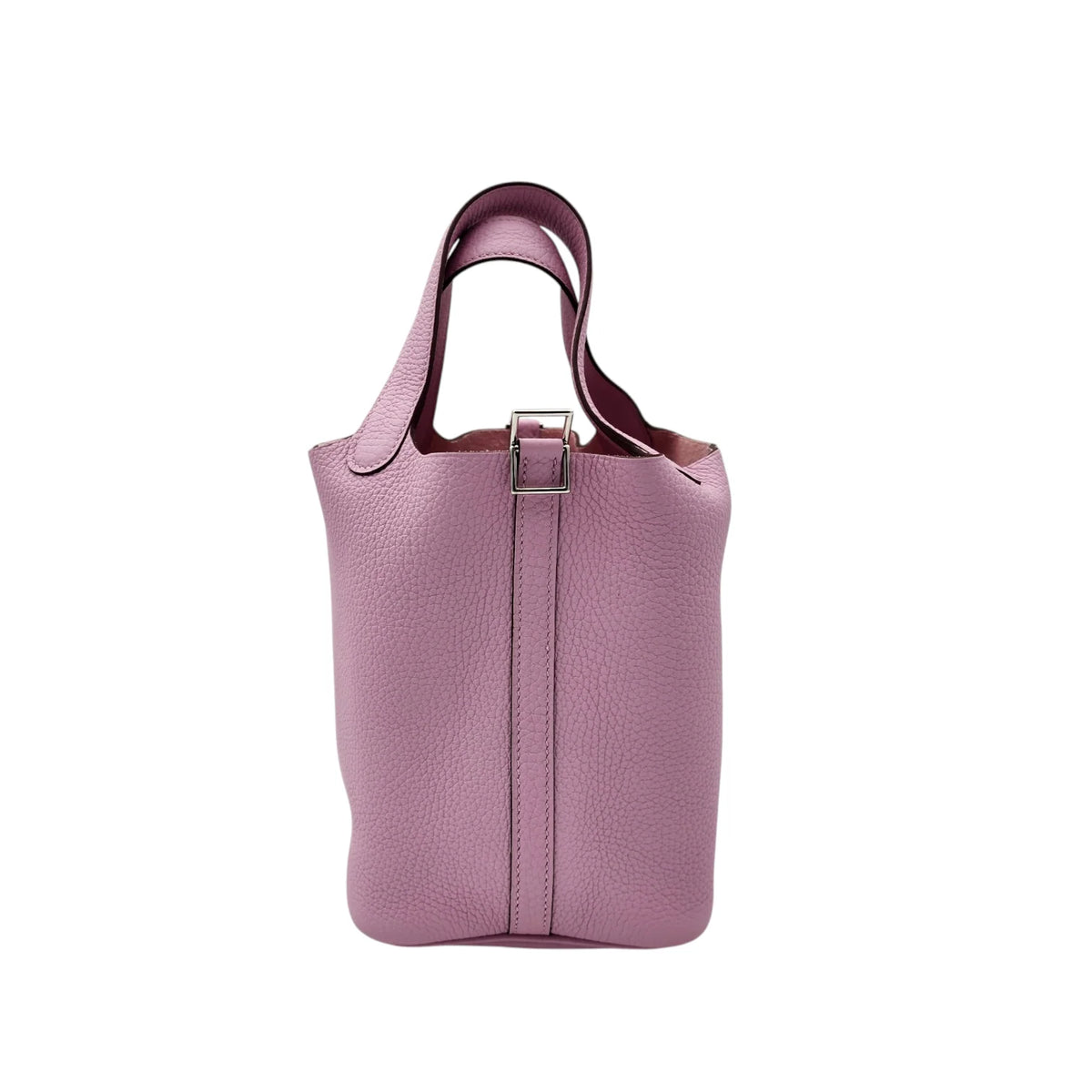 HERMÈS Mauve Sylvestre Clemence Picotin Lock 18 PM, Palladium Hardware, 2022 | Shop Authentique Lux