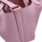 HERMÈS Mauve Sylvestre Clemence Picotin Lock 18 PM, Palladium Hardware, 2022 | Shop Authentique Lux