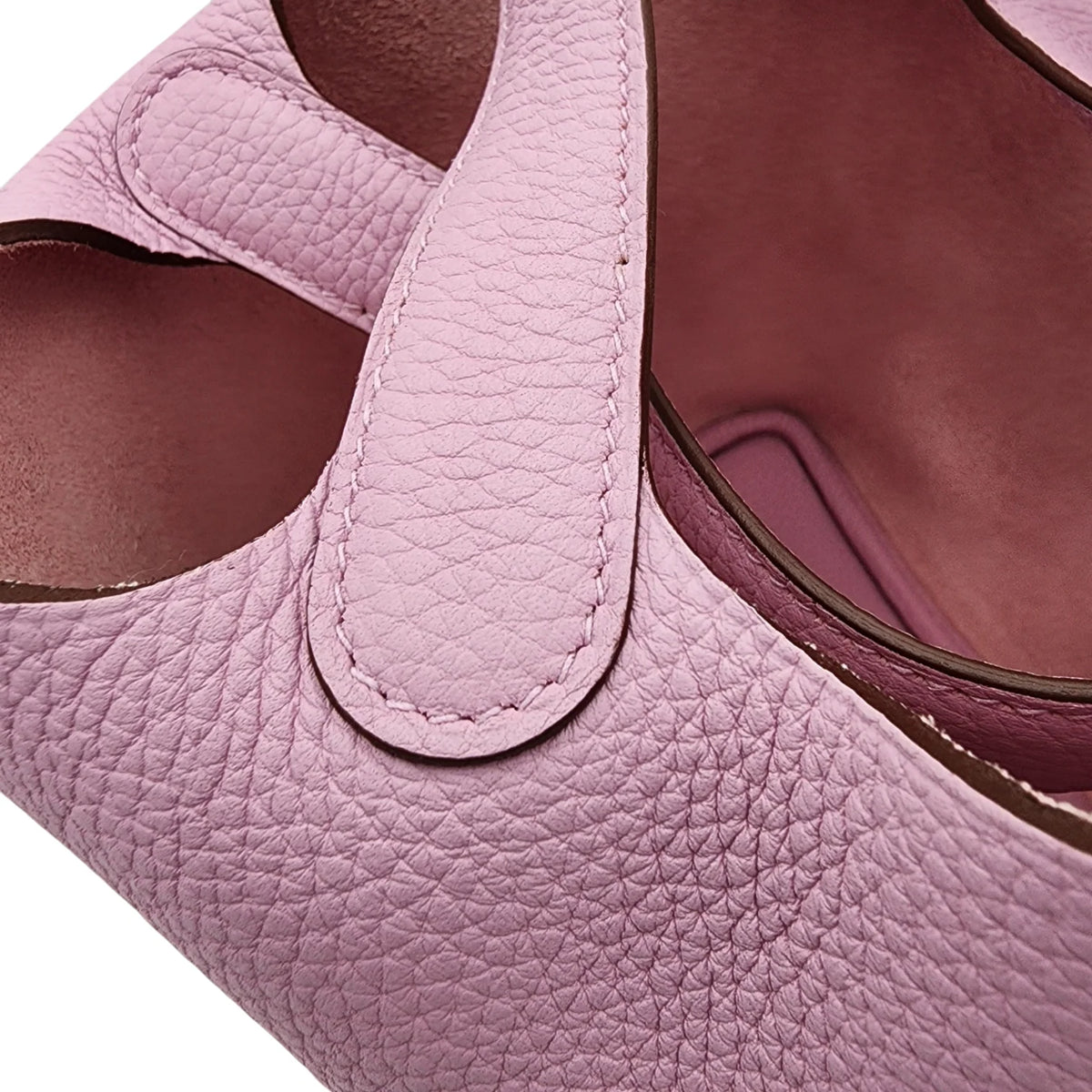 HERMÈS Mauve Sylvestre Clemence Picotin Lock 18 PM, Palladium Hardware, 2022 | Shop Authentique Lux