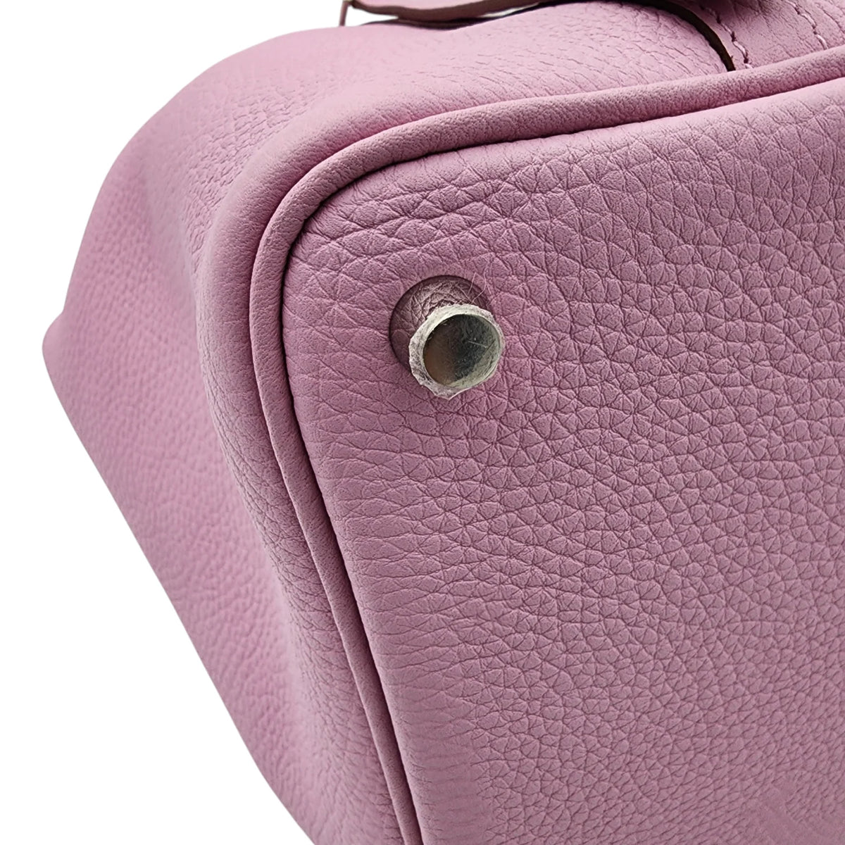 HERMÈS Mauve Sylvestre Clemence Picotin Lock 18 PM, Palladium Hardware, 2022 | Shop Authentique Lux