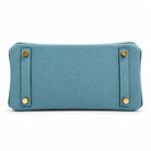 HERMÈS Blue Ciel Togo Birkin 25, Gold Hardware, 2020 | Shop Authentique Lux