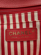 CHANEL Red Chevron Calfskin Medium Envelope Flap Bag, Gold-Tone Hardware | Shop Authentique Lux