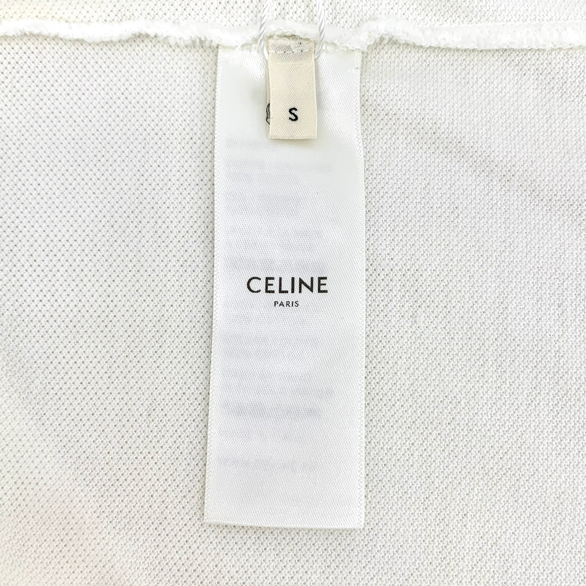 CELINE Classic Cotton Piqué Polo Shirt, Fabric and Hem Detail | Shop Authentique Lux