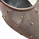 SAINT LAURENT Anja 105 Deep Brown Rhinestone Mesh Pumps, Size 38.5 | Shop Authentique Lux