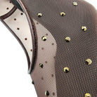 SAINT LAURENT Anja 105 Deep Brown Rhinestone Mesh Pumps, Size 38.5 | Shop Authentique Lux