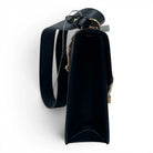 GUCCI Small Sylvie Shoulder Bag, Black Calfskin, Gold-Tone Hardware | Shop Authentique Lux