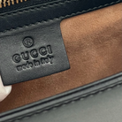 GUCCI Small Sylvie Shoulder Bag, Black Calfskin, Gold-Tone Hardware | Shop Authentique Lux