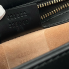 GUCCI Small Sylvie Shoulder Bag, Black Calfskin, Gold-Tone Hardware | Shop Authentique Lux
