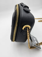 GUCCI Black Star Mini Shoulder Bag, Embossed Calfskin, Gold-Tone Hardware | Shop Authentique Lux